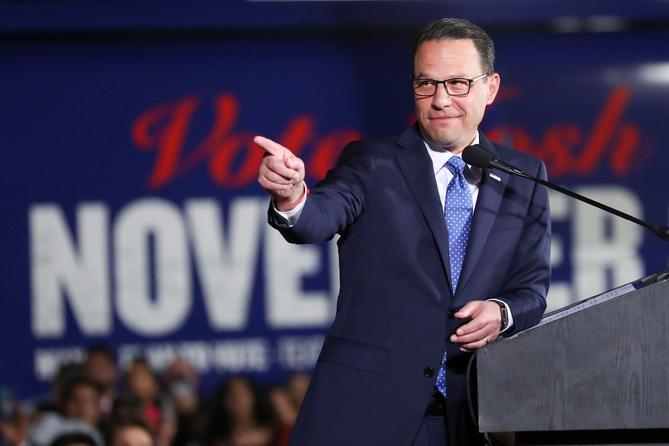 Josh Shapiro, shown here on Election Night, has more than 300 people helping him prepare to take on the governorship. Josh Shapiro, shown here on Election Night, has more than 300 people helping him prepare to take on the governorship.