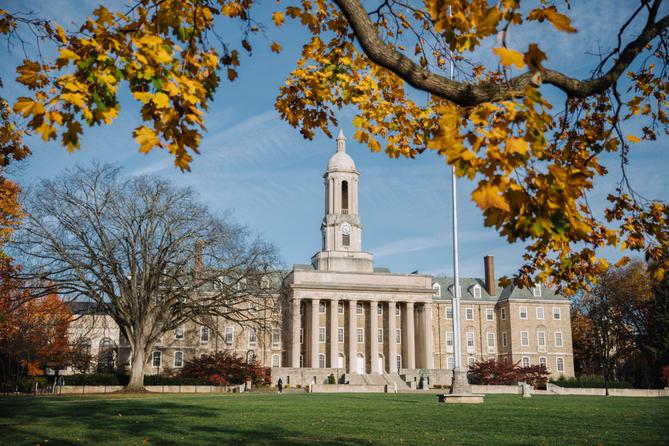 Old Main on Penn State's University Park campus in State College, Pennsylvania. Old Main on Penn State's University Park campus in State College, Pennsylvania.
