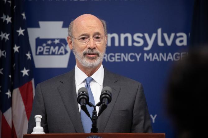 "I am taking this action to help families know they will have a roof over their heads and a place to live while all of us fight the COVID-19 pandemic," Gov. Tom Wolf said in a statement. "I am taking this action to help families know they will have a roof over their heads and a place to live while all of us fight the COVID-19 pandemic," Gov. Tom Wolf said in a statement.