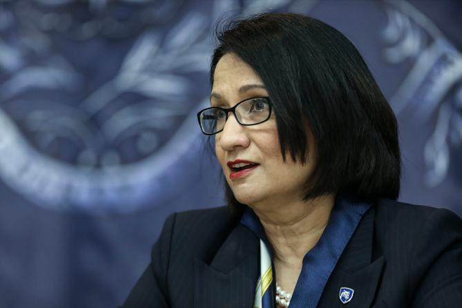 “I have determined that enhancing support for current efforts by people who know Penn State best will be more impactful than investing in a new venture, and so we will not pursue efforts to launch a Center for Racial Justice,” Penn State President Neeli Bendapudi said Wednesday. “I have determined that enhancing support for current efforts by people who know Penn State best will be more impactful than investing in a new venture, and so we will not pursue efforts to launch a Center for Racial Justice,” Penn State President Neeli Bendapudi said Wednesday.