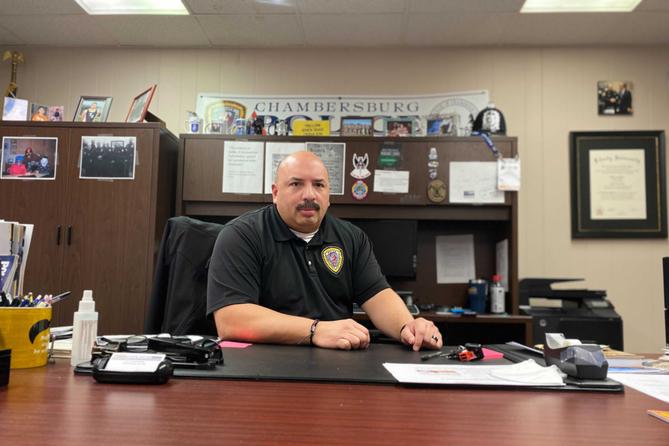 Chambersburg Chief of Police Ron Camacho said concerns about voter intimidation had been overblown. Chambersburg Chief of Police Ron Camacho said concerns about voter intimidation had been overblown.