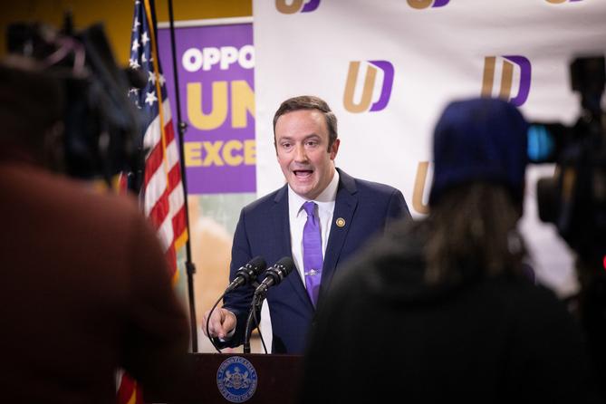Multiple people accused Pennsylvania state Rep. Mike Zabel of sexual harassment.
Multiple people accused Pennsylvania state Rep. Mike Zabel of sexual harassment.