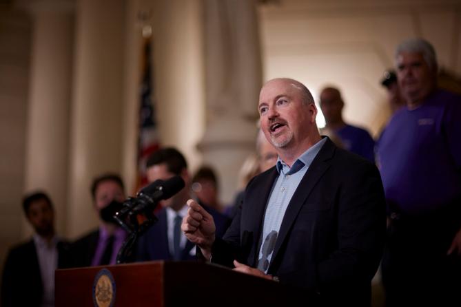 Pennsylvania state House Majority Leader Matt Bradford (D., Montgomery) Pennsylvania state House Majority Leader Matt Bradford (D., Montgomery)