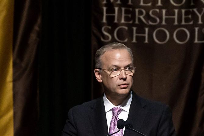 Robert Heist, a board member at Milton Hershey School, sued his own board, saying it withheld financial records he wanted to fulfill his oversight duties at the wealthy private school for low-income children. Robert Heist, a board member at Milton Hershey School, sued his own board, saying it withheld financial records he wanted to fulfill his oversight duties at the wealthy private school for low-income children.