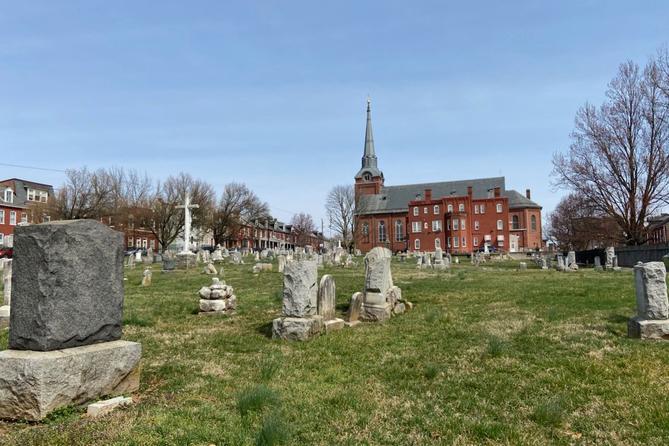 A graveyard in Lancaster, Pennsylvania. A graveyard in Lancaster, Pennsylvania.