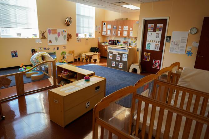 Kym Ramsey had to close the infant room at her Montgomery County child care facility because of a staffing shortage. Kym Ramsey had to close the infant room at her Montgomery County child care facility because of a staffing shortage.