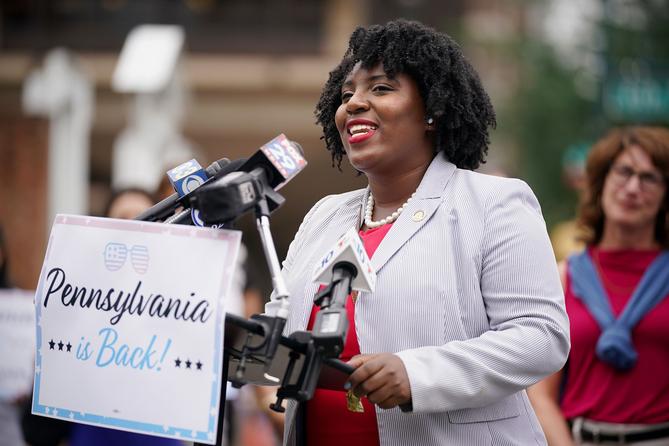 Pa. House Dem. Leader McClinton says she should be chamber speaker, as her party won more seats in this year's election. Pa. House Dem. Leader McClinton says she should be chamber speaker, as her party won more seats in this year's election.