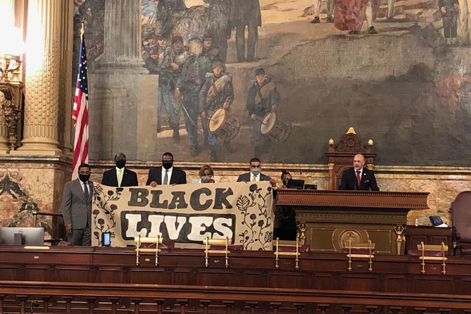 Pa. House Democrats demanded a special session to consider police reform bills in the wake of the murder of George Floyd. Pa. House Democrats demanded a special session to consider police reform bills in the wake of the murder of George Floyd.