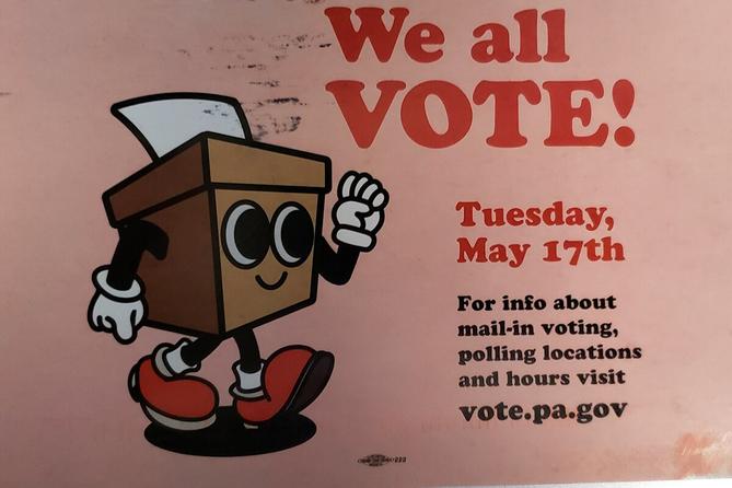 A Spotlight PA reader was confused and concerned by a handwritten postcard that states, "Who you vote for is private, but whether you vote is public record." A Spotlight PA reader was confused and concerned by a handwritten postcard that states, "Who you vote for is private, but whether you vote is public record."