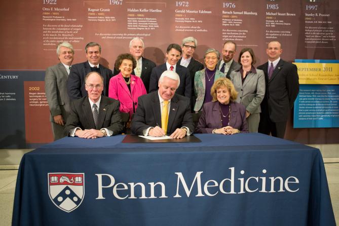 Gov. Tom Corbett in 2013 signed an executive order establishing the Pennsylvania Alzheimer's Disease State Planning Committee. Gov. Tom Corbett in 2013 signed an executive order establishing the Pennsylvania Alzheimer's Disease State Planning Committee.