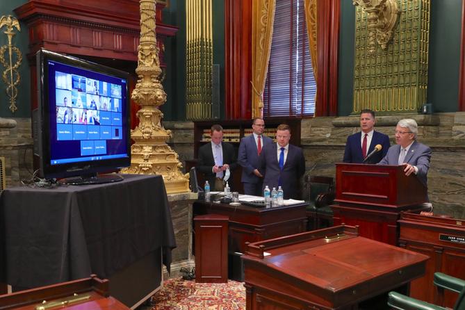 Sens. Mike Regan and Tom Killion (far right) held a joint Senate committee meeting last week to examine the issue of waivers. Sens. Mike Regan and Tom Killion (far right) held a joint Senate committee meeting last week to examine the issue of waivers.