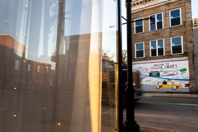 Image of a mural in downtown Waynesburg, Greene County, Pa. Image of a mural in downtown Waynesburg, Greene County, Pa.