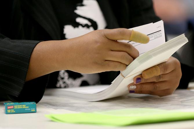 County commissioners for months have pleaded for more flexibility to begin processing mail-in and absentee ballots before Election Day, a practice known as “pre-canvassing.” County commissioners for months have pleaded for more flexibility to begin processing mail-in and absentee ballots before Election Day, a practice known as “pre-canvassing.”