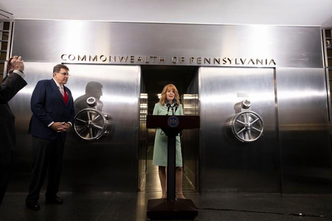 Pennsylvania Treasurer Stacy Garrity wants to make it easier to return unclaimed property to rightful owners. Pennsylvania Treasurer Stacy Garrity wants to make it easier to return unclaimed property to rightful owners.