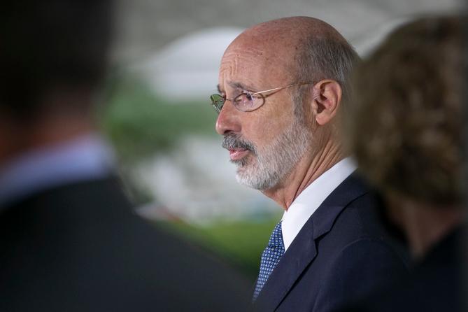 In a statement, Gov. Tom Wolf said the proposal “would hinder our ability to respond quickly, comprehensively, and effectively” to another wave of COVID-19.” In a statement, Gov. Tom Wolf said the proposal “would hinder our ability to respond quickly, comprehensively, and effectively” to another wave of COVID-19.”
