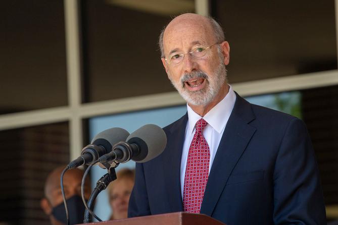 Gov. Tom Wolf said some of the provisions targeted by GOP lawmakers are outside the scope of the disaster declaration. That includes the power to close businesses and to set maximum occupancy limits. Gov. Tom Wolf said some of the provisions targeted by GOP lawmakers are outside the scope of the disaster declaration. That includes the power to close businesses and to set maximum occupancy limits.