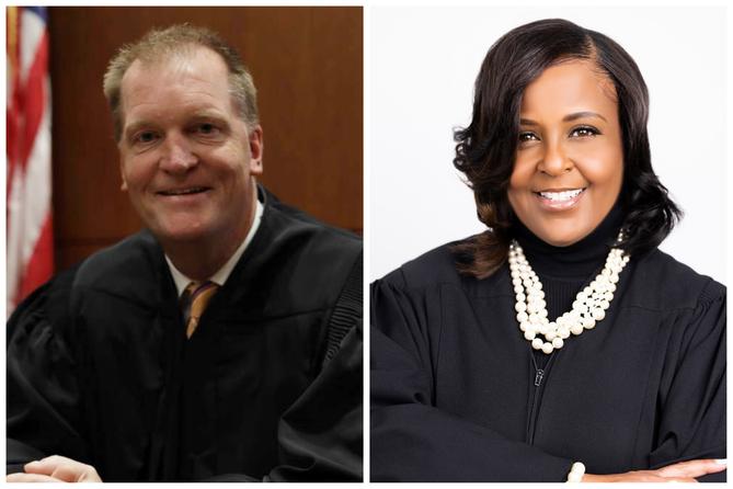 The margin in the race between Republican Drew Crompton (left) and Democrat Lori Dumas (right) was .33% as of Wednesday. The margin in the race between Republican Drew Crompton (left) and Democrat Lori Dumas (right) was .33% as of Wednesday.
